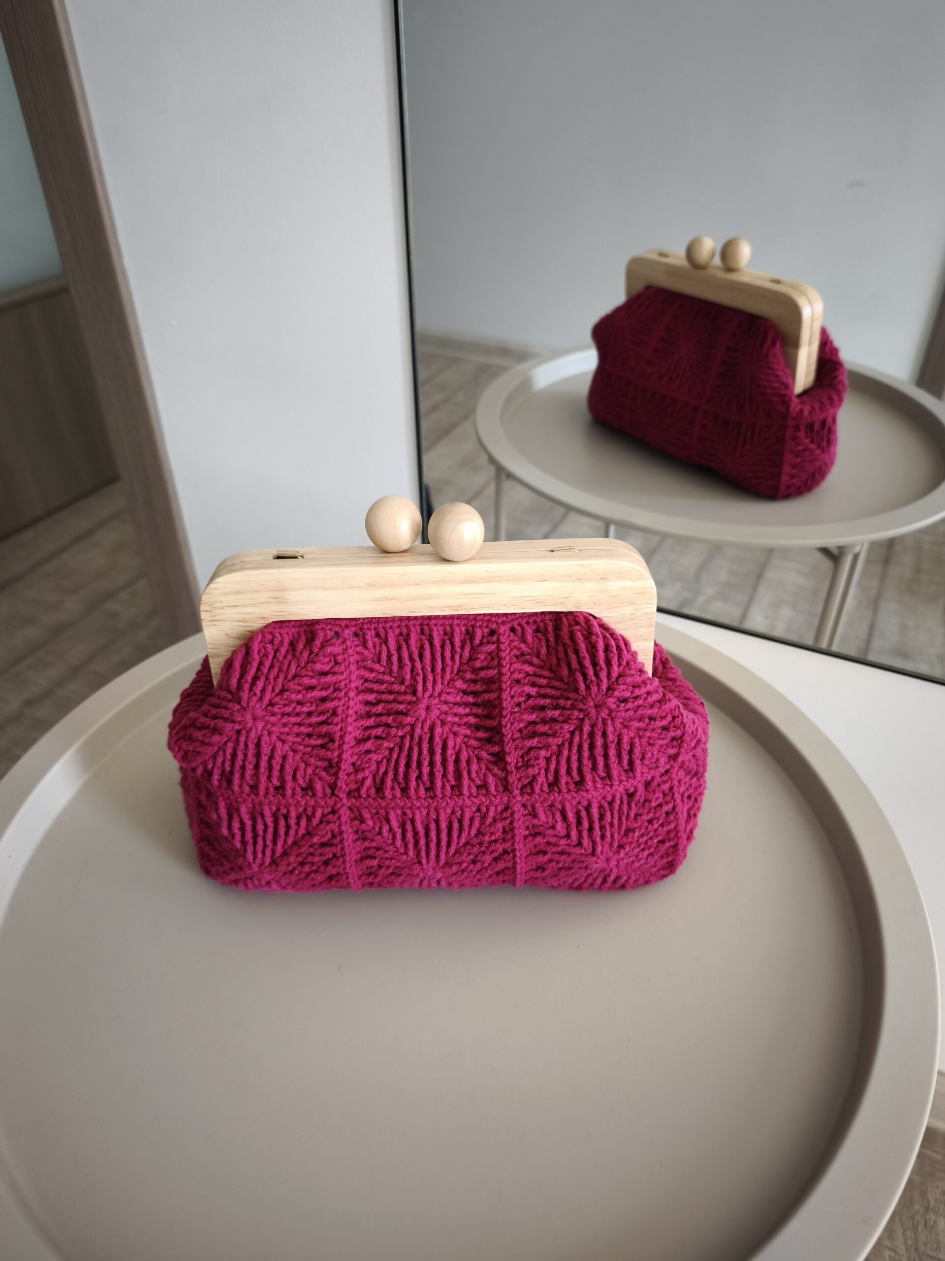 Clutch Simplicity Fucsia - imagine 10