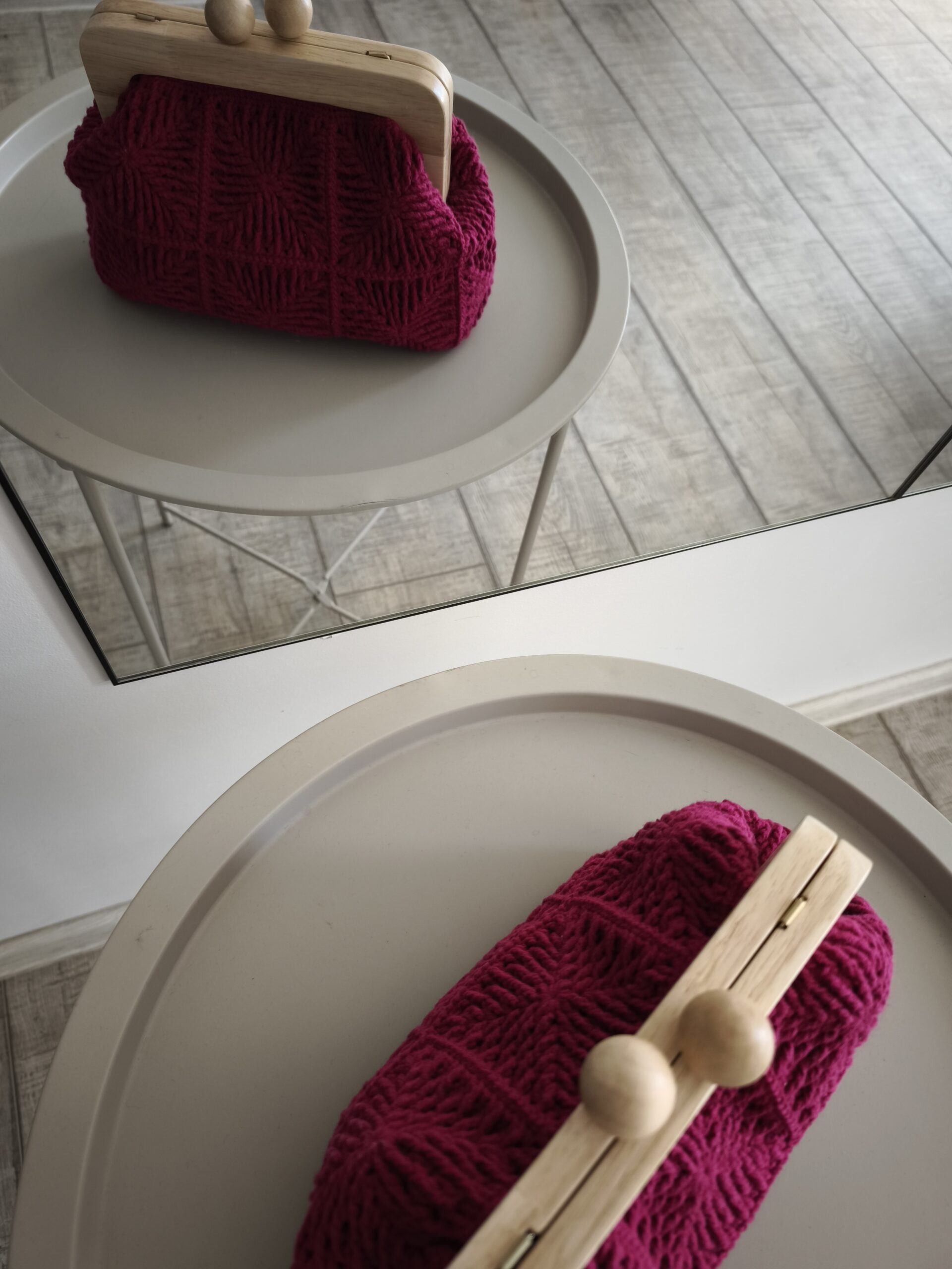 Clutch Simplicity Fucsia - imagine 2