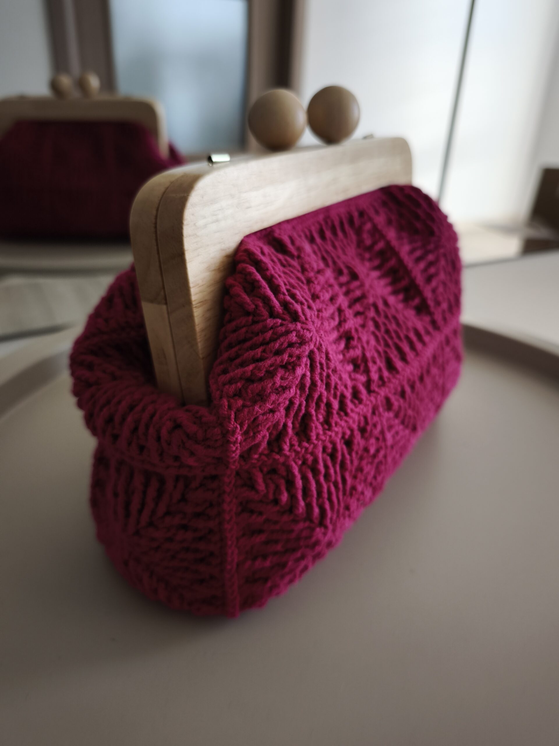 Clutch Simplicity Fucsia - imagine 4