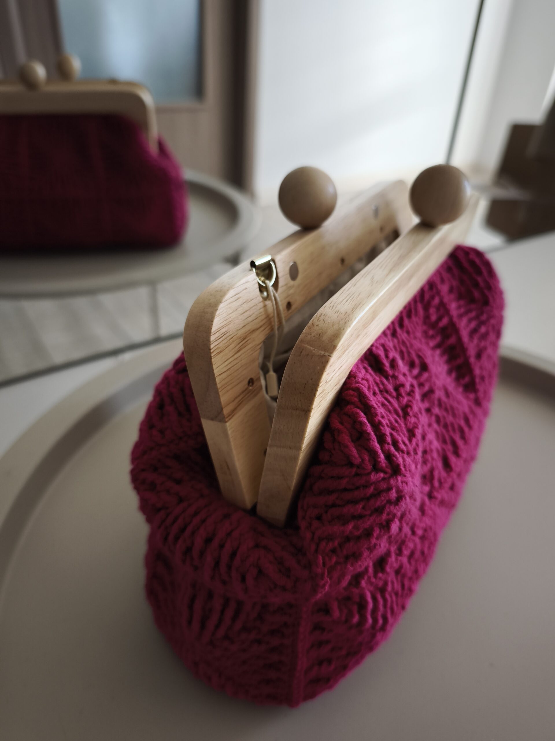 Clutch Simplicity Fucsia - imagine 5