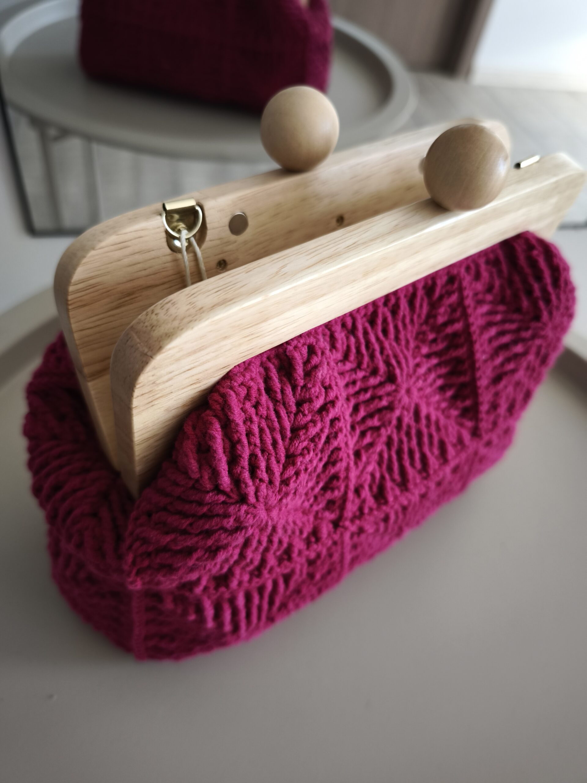 Clutch Simplicity Fucsia - imagine 6